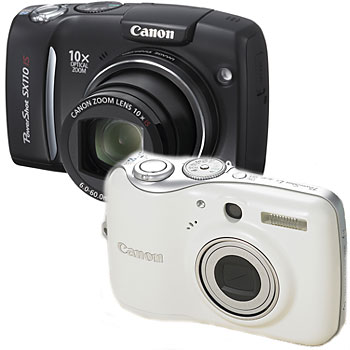 Canon PowerShot SX110 IS a  Canon PowerShot E1