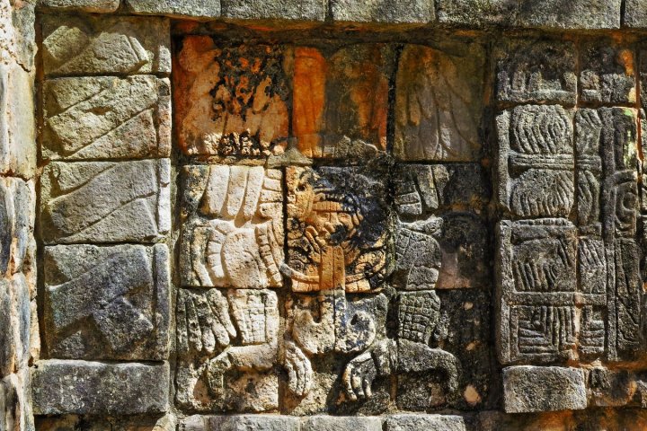 Chichén Itzá, dekorace zdí